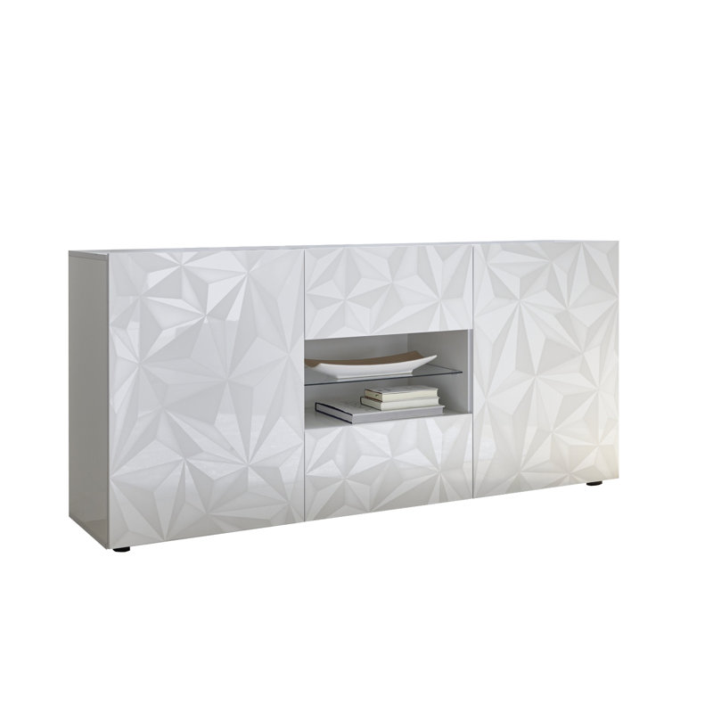 Bromborough 180 Cm Wide 2 Drawer Sideboard, White