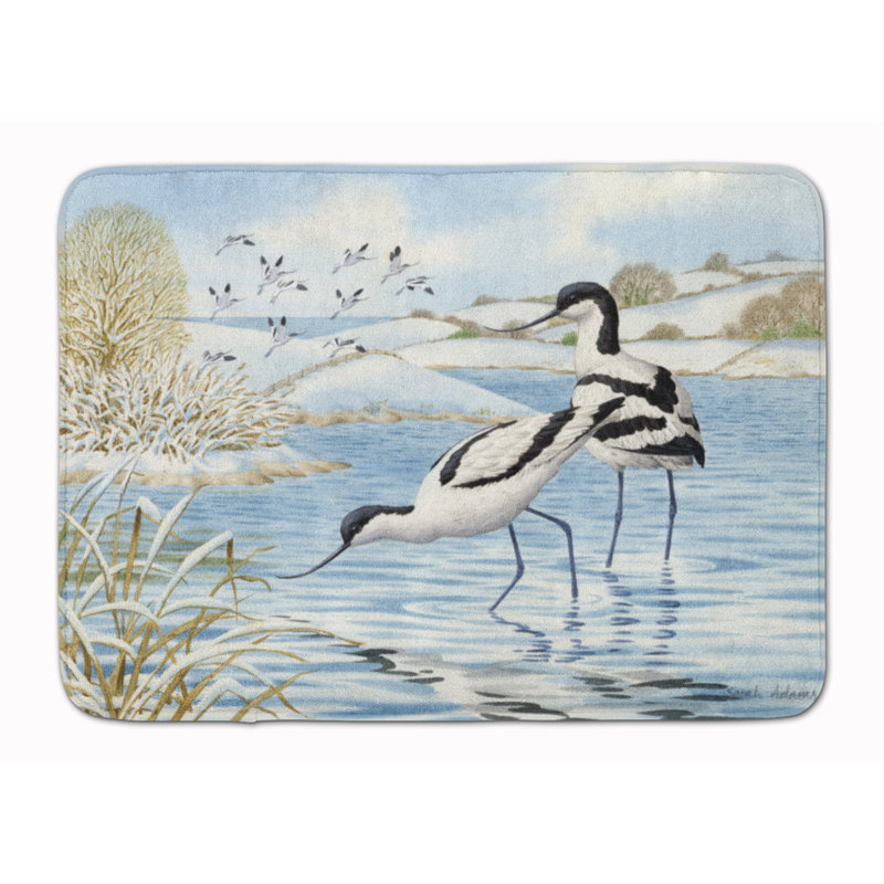 Pooja Memory Foam Non-Slip Bath Rug