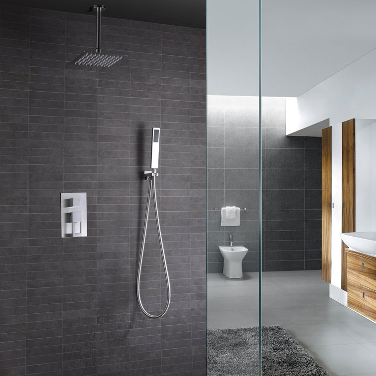 Shower System with Shower Head and Handle, Shower Faucets with Handheld Shower