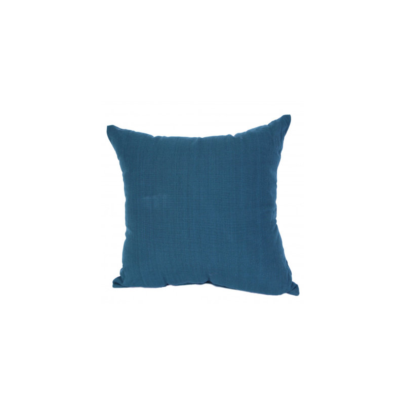 Housse de coussin Ajibola, 18 po x 18 po, Vert, Pas de bourre