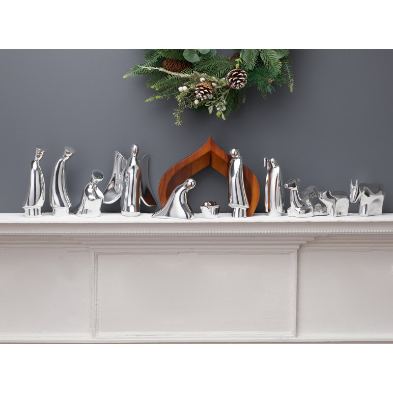 Nambe Nativity 12 Pc Set