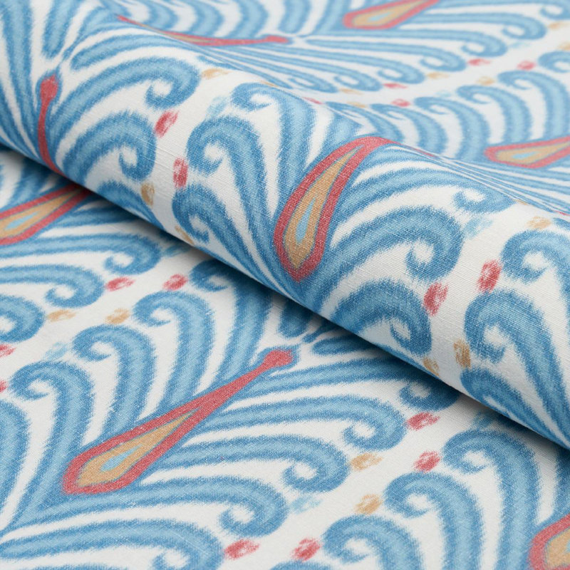 Tissu en similicuir Augustine Performance, Paon