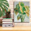 «Greenhouse Palm 1 Teal and Gold C» par Danhui Nai, art mural sur toile-1947042916
