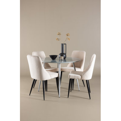 Wolfe 4 - Person Dining Set