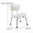 Murphy Tool-Free 300 Lb. Capacity, Adjustable Bath & Shower Chair with Back