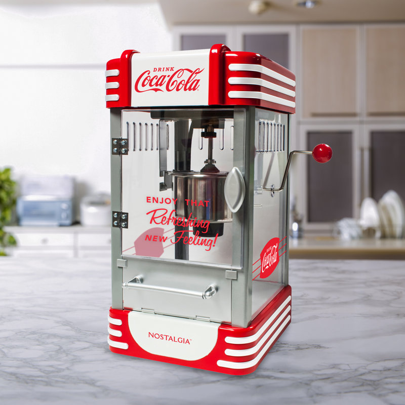 Coca-Cola 2,5 oz Nostalgia Machine à maïs soufflé pour bouilloire