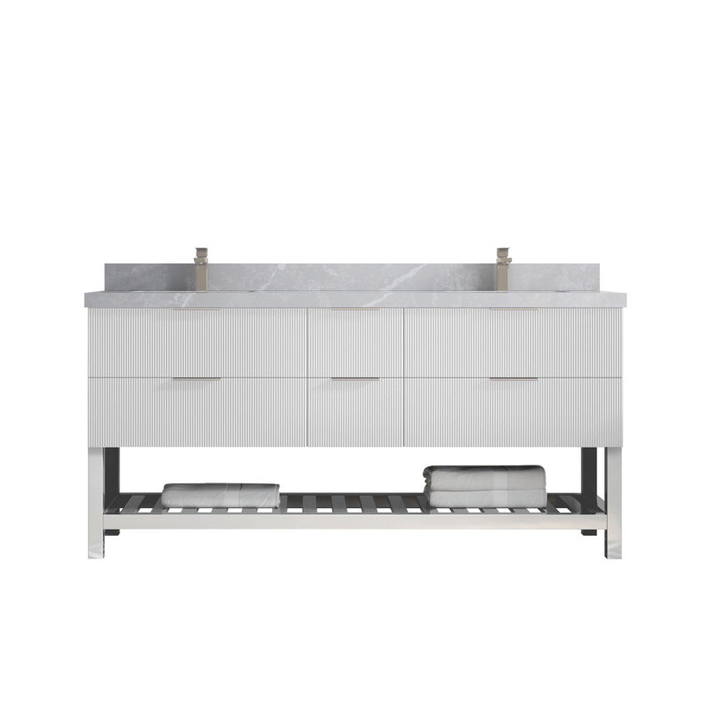 Catalina X P 22 po De salle de bain Quartz gris perle