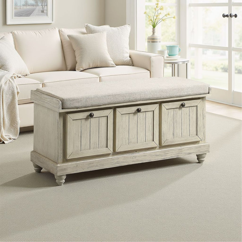 Meuble de rangement en bois massif 1pc