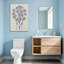 Plantes et fleurs, œillet bleu à motif floral-1046793818