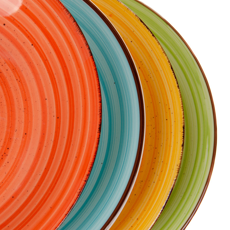 Edalberto 27cm Dinner Plate, Yellow