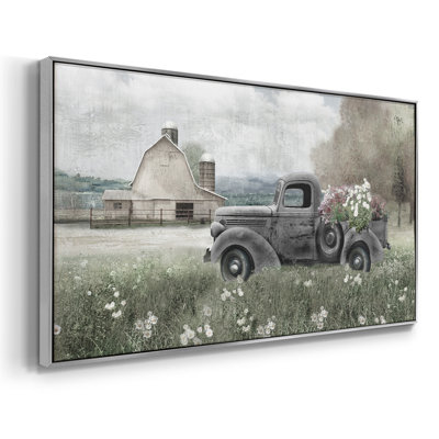 Country Nostalgia- Framed Gallery Wrapped Canvas -Ready to Hang