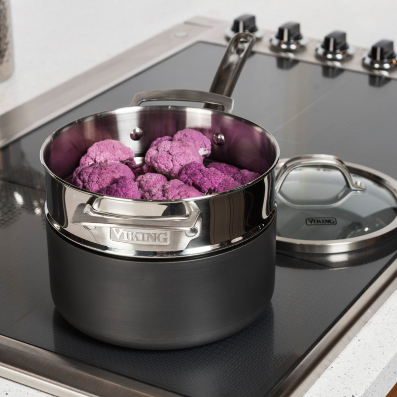 Diamètre de la casserole Viking: 8,07 po