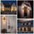 Modern Black Outdoor Lighting Fixture, IP55 Aluminum Waterproof Porch Light, Square Top And Bottom Outdoor Wall Light, Outdoor Lighting Fixture, Suitable For Home Porch, Garden, Terrace, Courtyard-1956811316