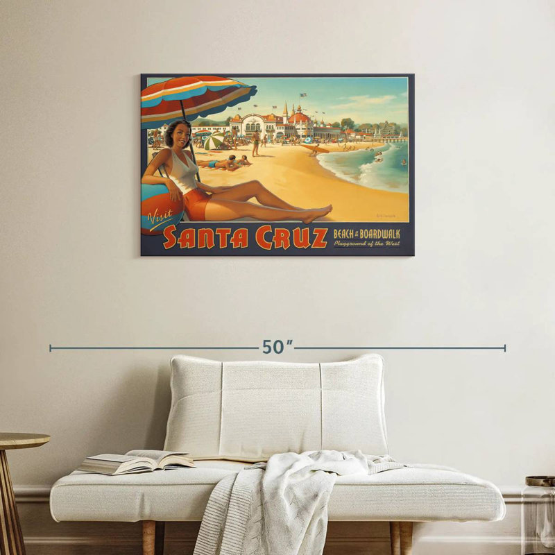 Gillard Visit Santa Cruz, 24" H x 36" W