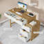 Petit bureau d'ordinateur avec tiroirs-263560375
