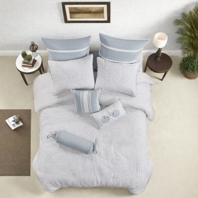 Premium Cotton Bedding Sets, Quilted Coastal Style For Home Comfort