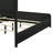 Burton Black Upholstered Queen Bed