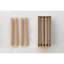 Caridad Pleated Taper Candles Unscented in Box, Set of 12-399810112