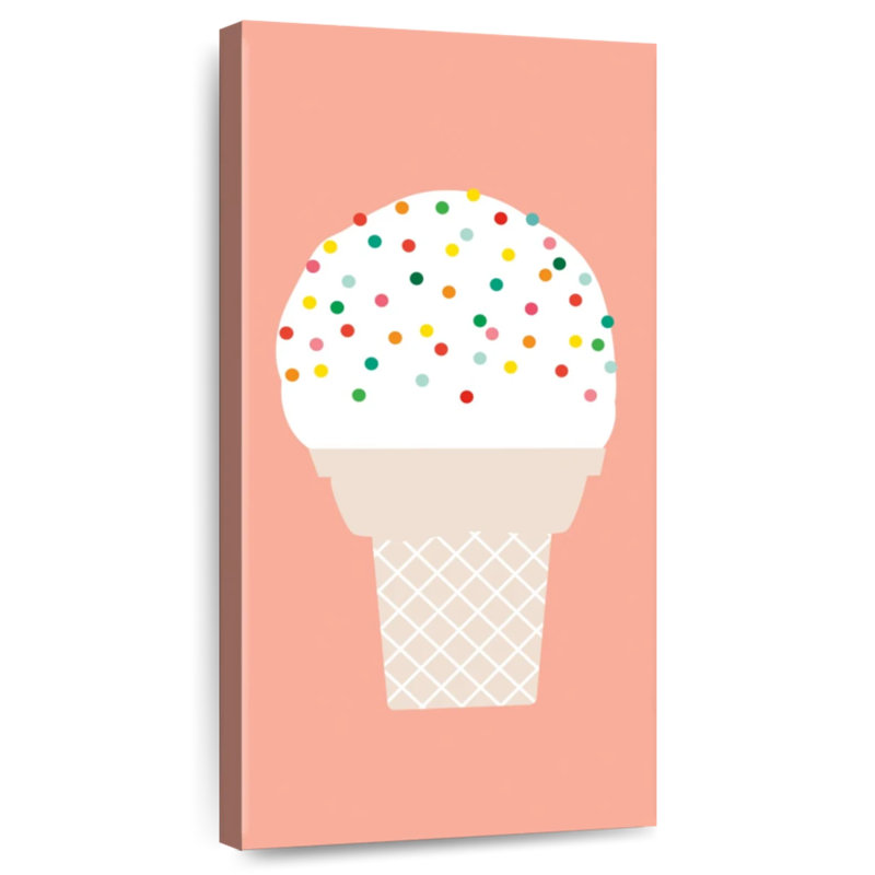 Cornet de glace II, H 30 po x l 15 po