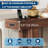 63" Console Sofa Table with Charging Station, Narrow Entryway Table-1473965307