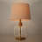 Lampe de table en verre Arnita