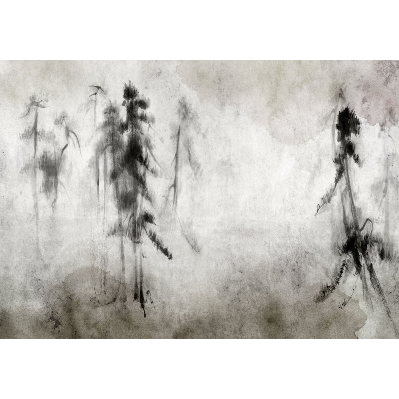 Murale botanique pelez et collez - Nature mystérieuse, L 82 po x l 115 po