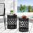 Moraima Round Metal Top Outdoor Side Table -70318033