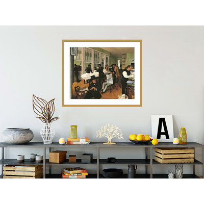 La cotonnade de la Nouvelle-Orléans par Edgar Degas, impression giclée encadrée