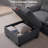Upholstered L-Shaped Sectional Reversible-585682532