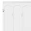 Lit escamotable double avec tablettes