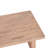 Outdoor Acacia Wood Loveseat And Coffee Table Set With Cushions, Brown Wash, Beige