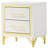 Chesney White 2-Drawer Nightstand Bedside Table