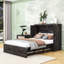  Lit escamotable en bois avec station de charge et ports USB-1562058987-1562058998