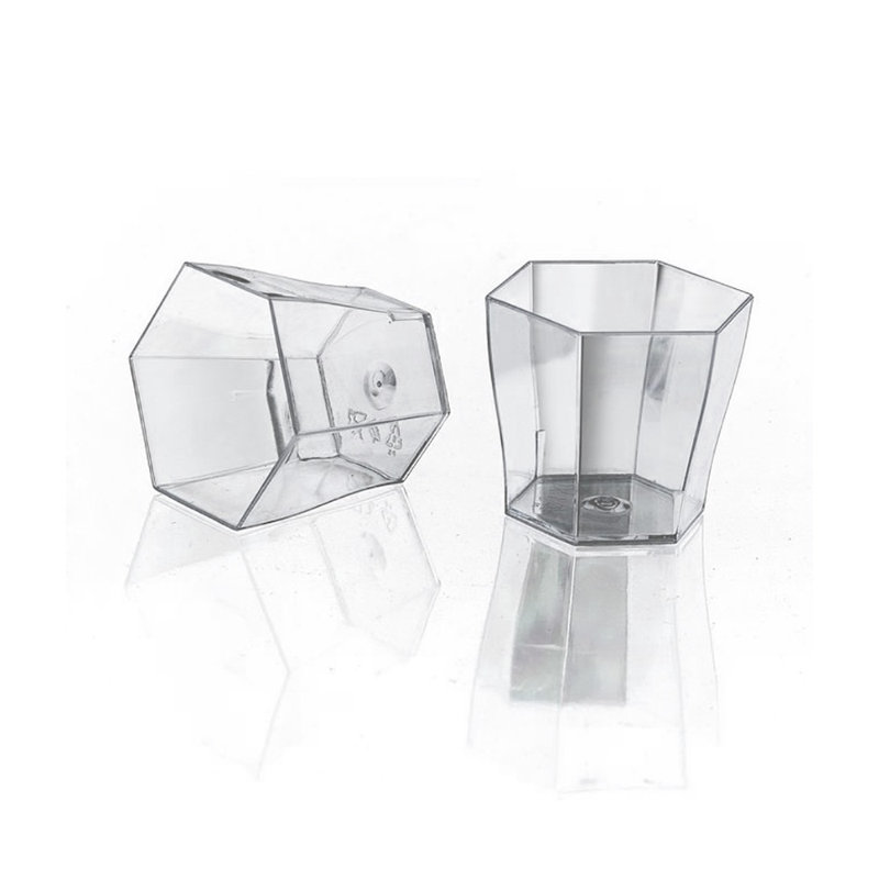Tasse à dessert jetable Postma Hexagone