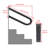 2 Pack Handrails For Outdoor Steps Wall Mounted Step Handrails Heavy-Duty U-Shape Indoor Outdoor Hand Railings For 1-3 Step Stair Handrails