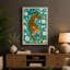 Leopard And Blossoms Boho - Print-136784816-136784814