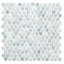 Carreau de mosaïque en verre 1 po x 1 po Eterna Penny-131483566