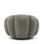 Mirielle Perse Teddy Boucle Swivel Accent Chair with Footstool-20244711