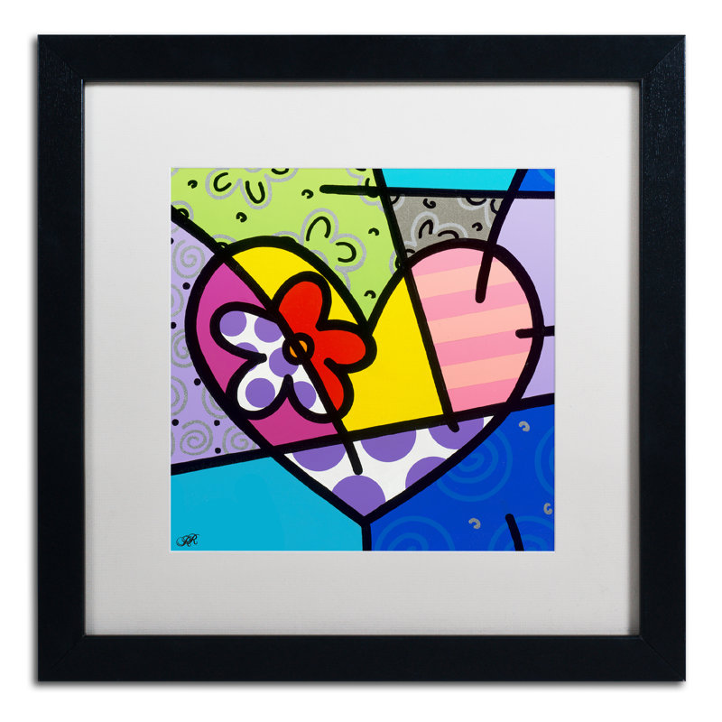 «Big Heart III», reproduction sur toile encadrée, H 16 po x l 16 po x P 0,5 po