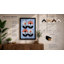 Four Modernist Blooms Mid-Century - Framed Print-320925670-320925672