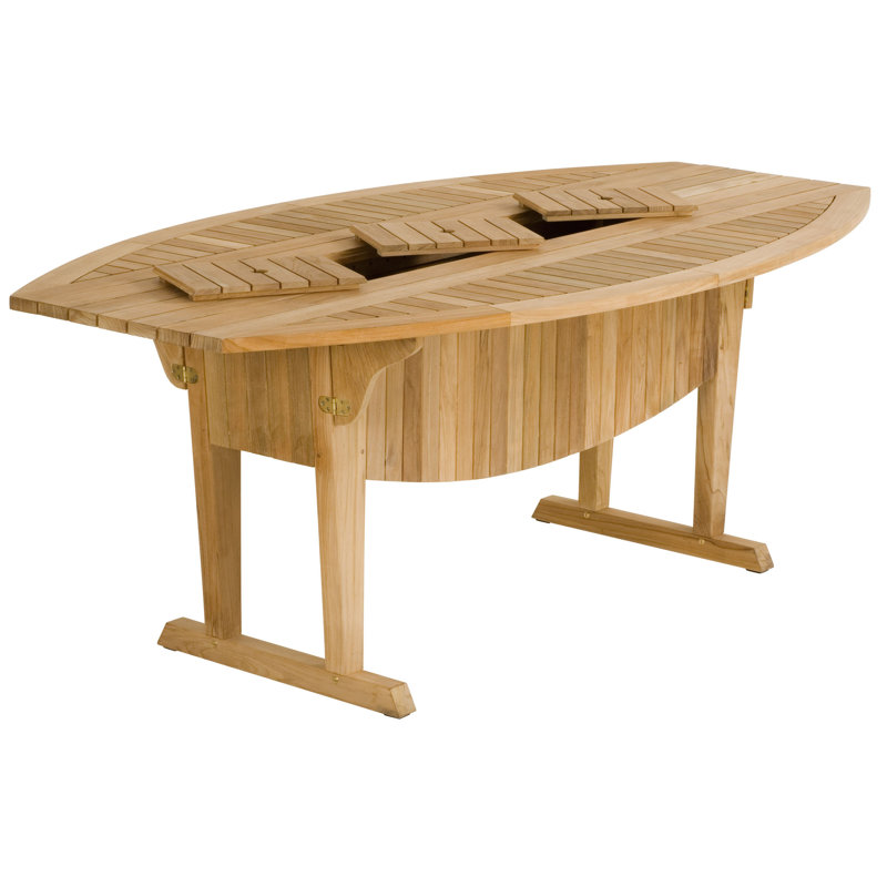 Teak Outdoor Oval Teak Dining Table
