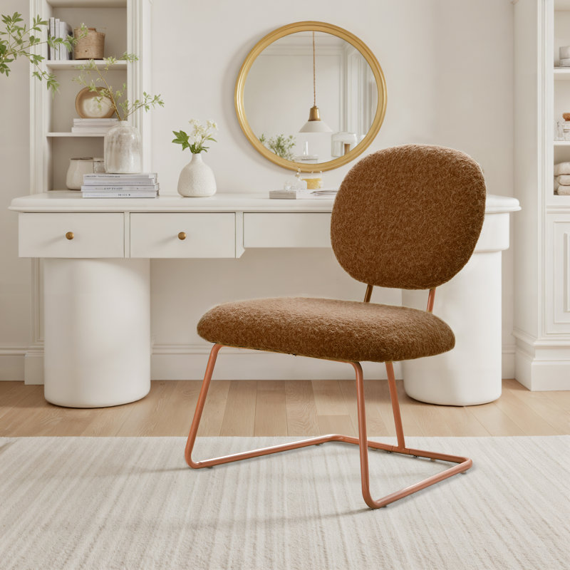 Chaise de coiffeuse Macaron, Orange