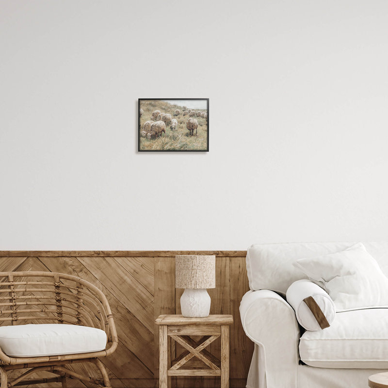 Art de giclée champêtre, Giclée encadrée noir minuit, H 11 po x l 14 po x P 1,5 po