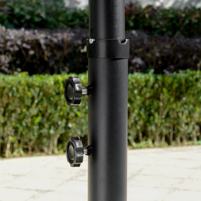 Parasol suspendu en porte-à-faux décalé Hemion 11FT, Rouge