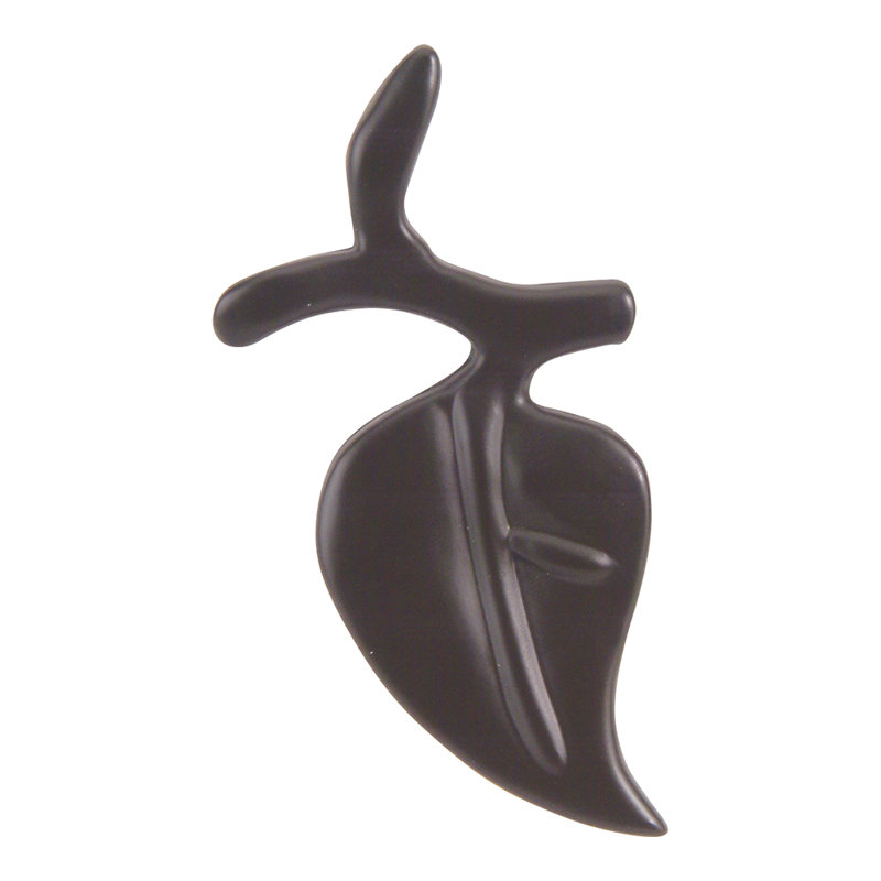 California Leaf 2 1/2" Length Novelty Knob, Aged Bronze