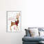«Season's Greetings Deer», reproduction d'art textuel sur toile-370937646-370937647