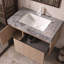 Meuble-lavabo mural simple 36 po avec surface solide 36 po-1733481787