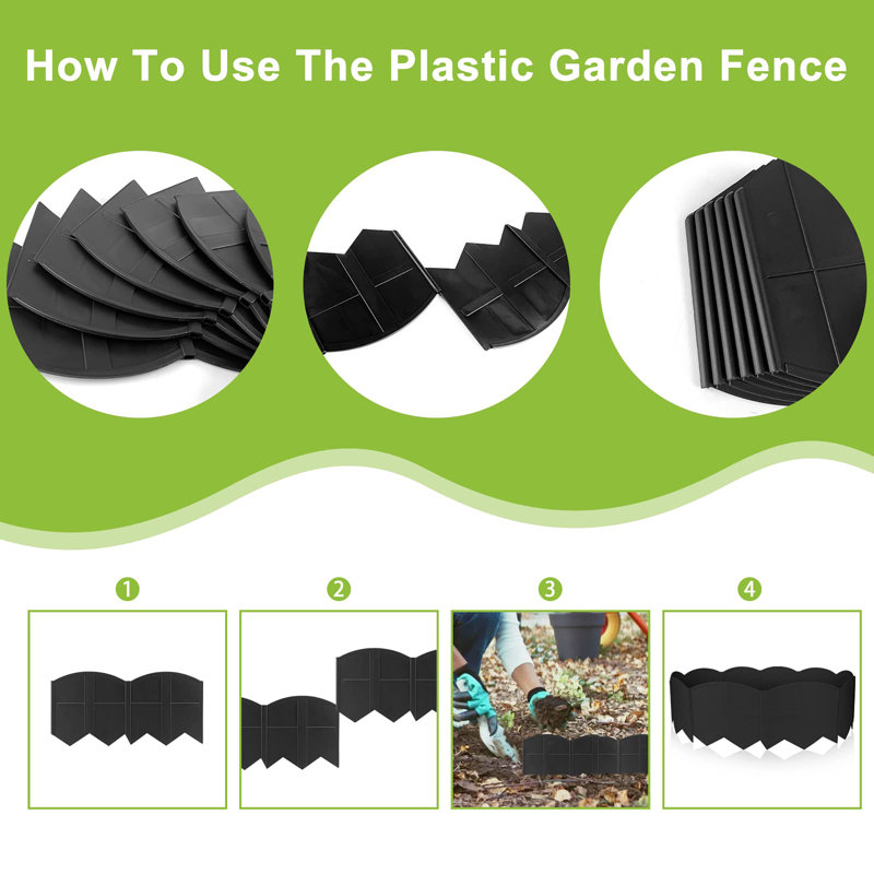 20 Pcs Garden Border Edging