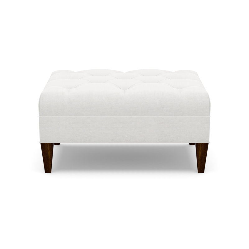 Tufted Ottoman, 5246-99, Walnut
