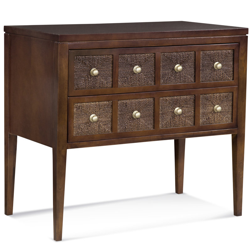 Commode d'appoint deux tiroirs Misha, Pierre de foyer